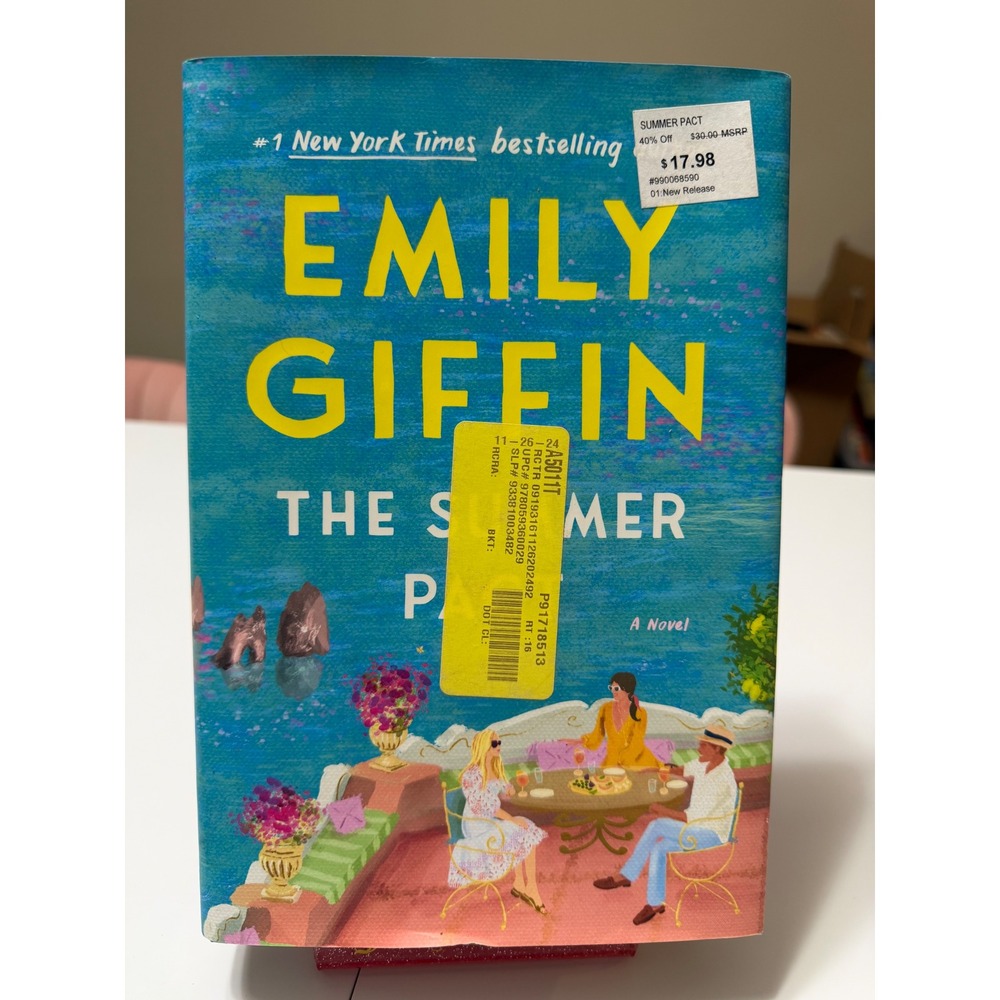 The Summer Pact by Emily Giffin Hardcover Fiction Novel 9780593600290